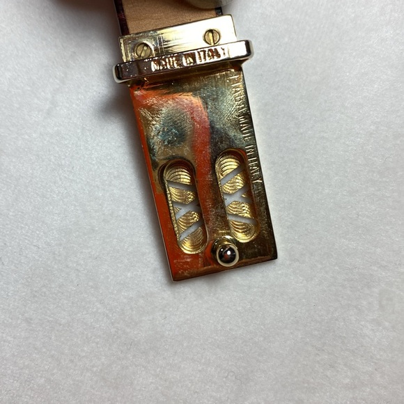 Vintage snake-print burgundy belt 30-34" - Picture 7 of 7